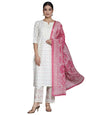 Libas WomenS Silk Blend Kurta Set (35337_Off White