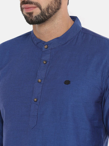 The Indian Garage Co Red Slim Fit Solid Long Sleeve Zipper Sweatshirt