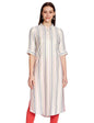 Aurelia WomenS Rayon Regular Kurta (20Aua11514-701447_Natural_M)