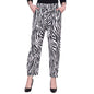 Popwings Women Casual Printed Trouser For Women || Straight Leg Regular Fit Stylish Women Trousers For Summer ||Mid-Rise Pull On