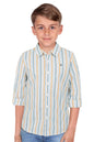 Allen Solly Boys Slim Fit Striped T-Shirt