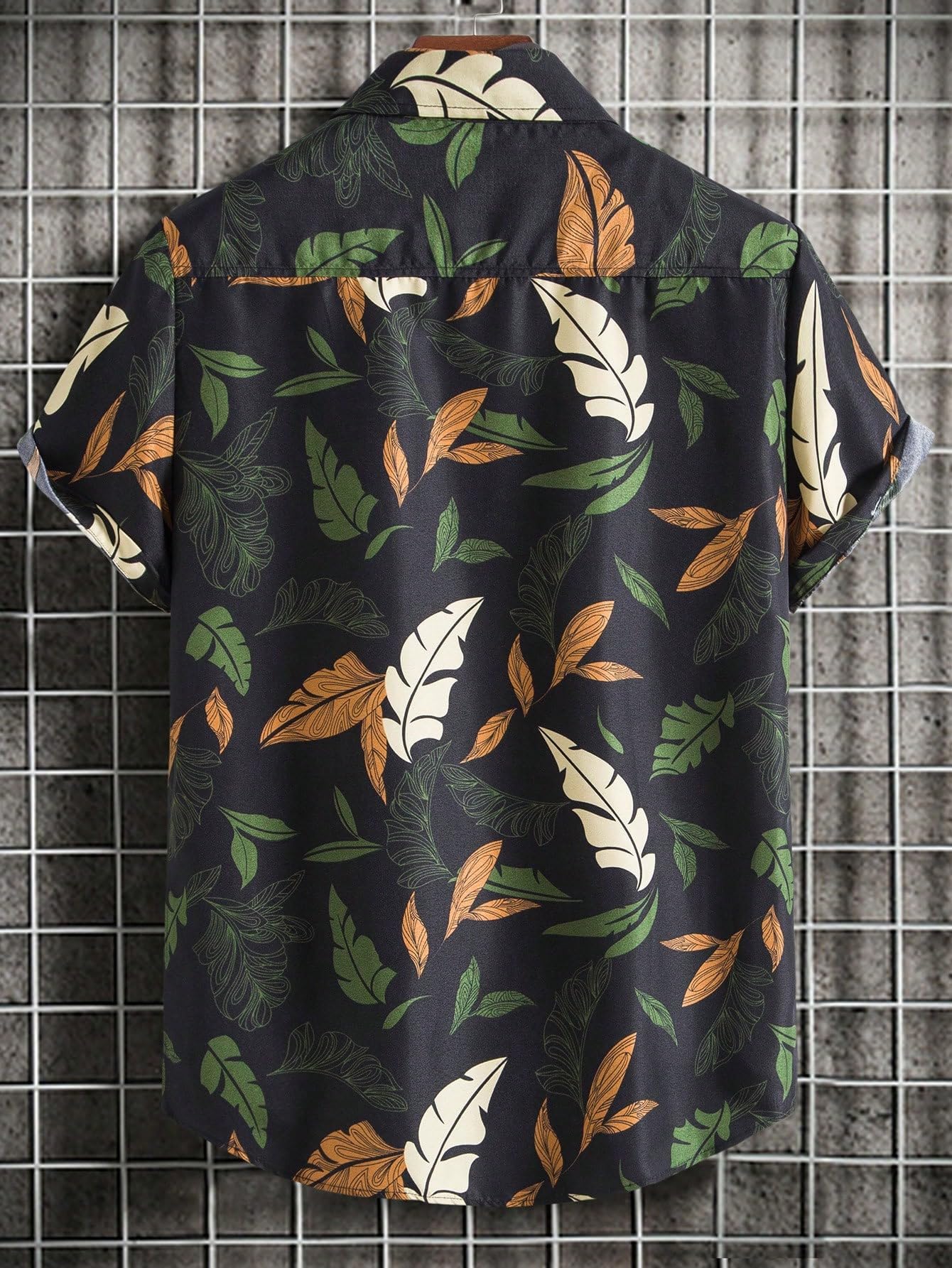 Shasmi Solid Regular Fit Fancy Casual Shirt for Men_Black Print