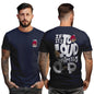Peppyzone Mens Regular Fit T-Shirt (PZ-Trendy-46_Navy Blue