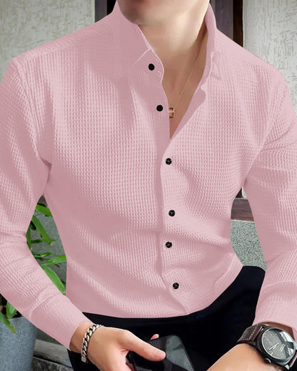 I Enterprise Casual Shirt For Men|| Regular Fit Shirt For Men|| Men Stylish Shirt || Men Solid Shirt With Spread Collar & Long S