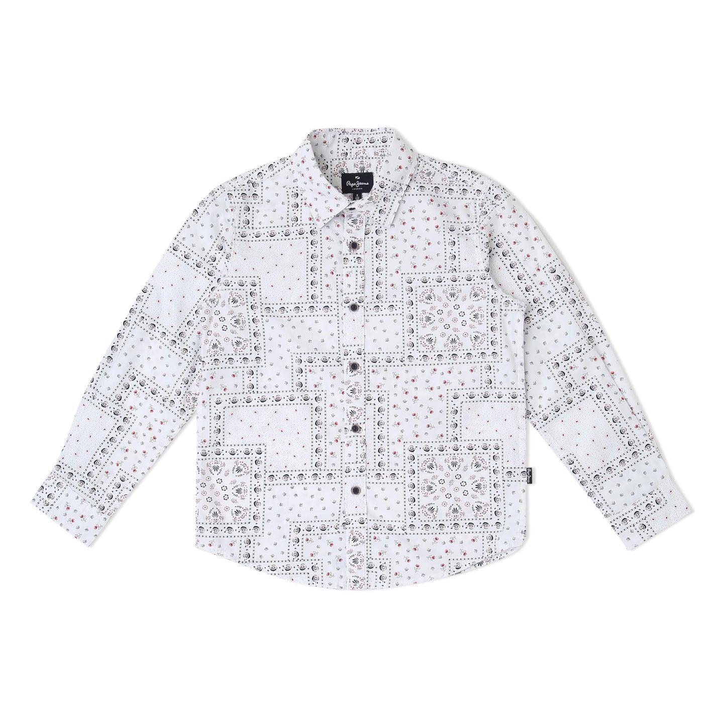 Pepe Jeans BoyS Regular Fit Shirt (Pb3023918006_White