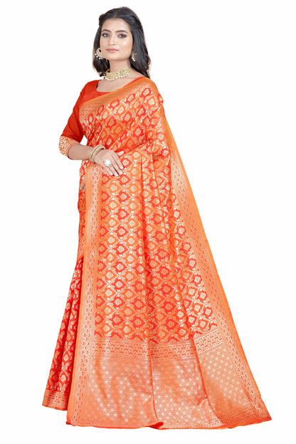 Sugathari WomenS Banarasi Saree Pure Kanjivaram Silk Saree Soft New Ladies 2023 Design Wear Pattu Sarees Latest Party Sari Coll