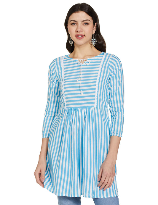 GRECIILOOKS Cotton Printed Regular Kurti Festive Kurta Set for Women
