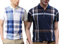 Noble Monk MenS Letter Print Regular Fit T-Shirt (T344Hs-Whsb-T471Hs-Nb_White Sky Navy Blue