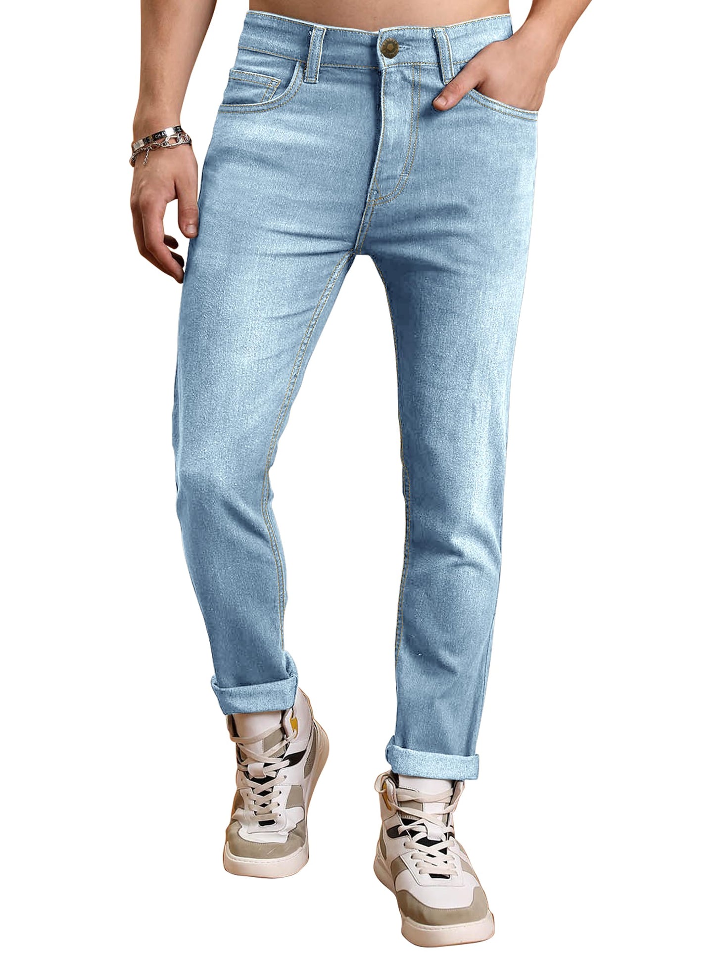 Nobel Monk MenS Regular Fit Denim Jeans |Men Jeans Pants
