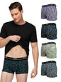 XYXX Mens Underwear Artisto IntelliSoft Antimicrobial Micro Modal Trunk Pack of 5 (Yellow & Blue ; Blue & White ; Teal & Black