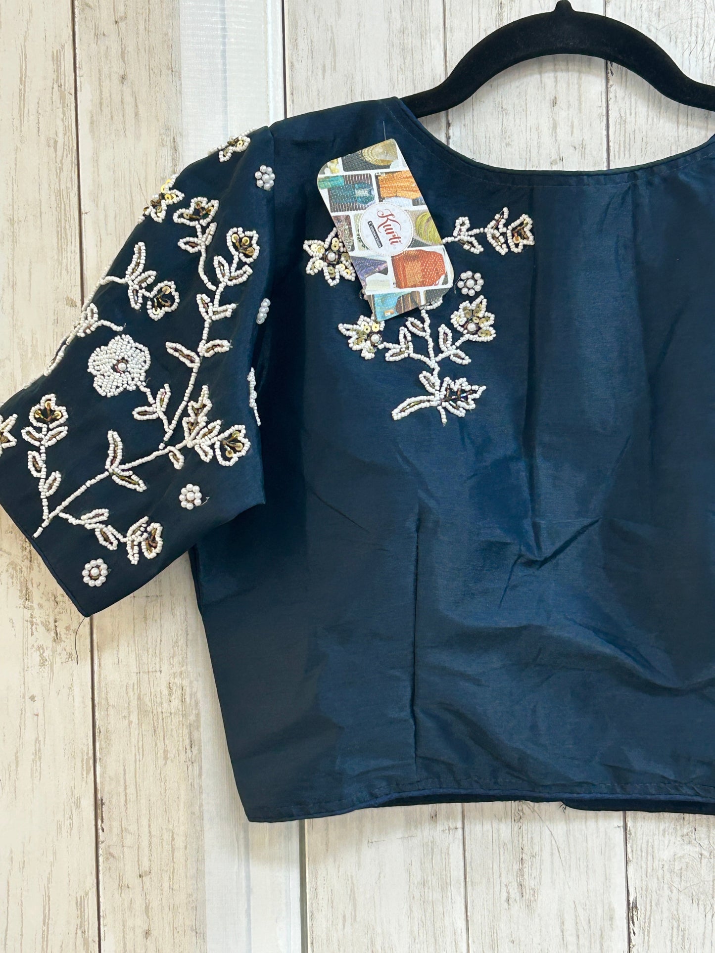 Boat neck blouse
