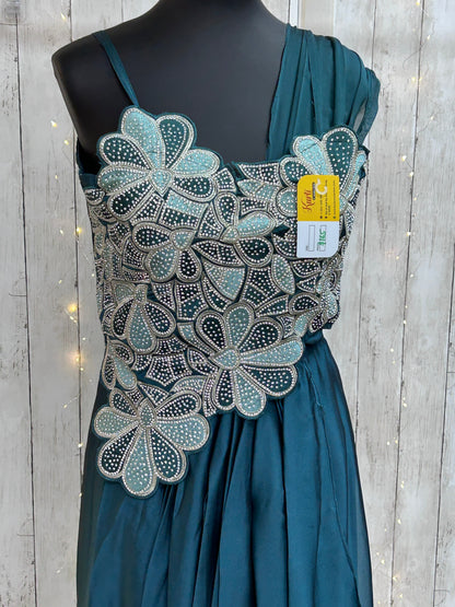 Fusion lehenga saree