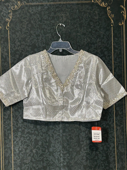 Silver blouse