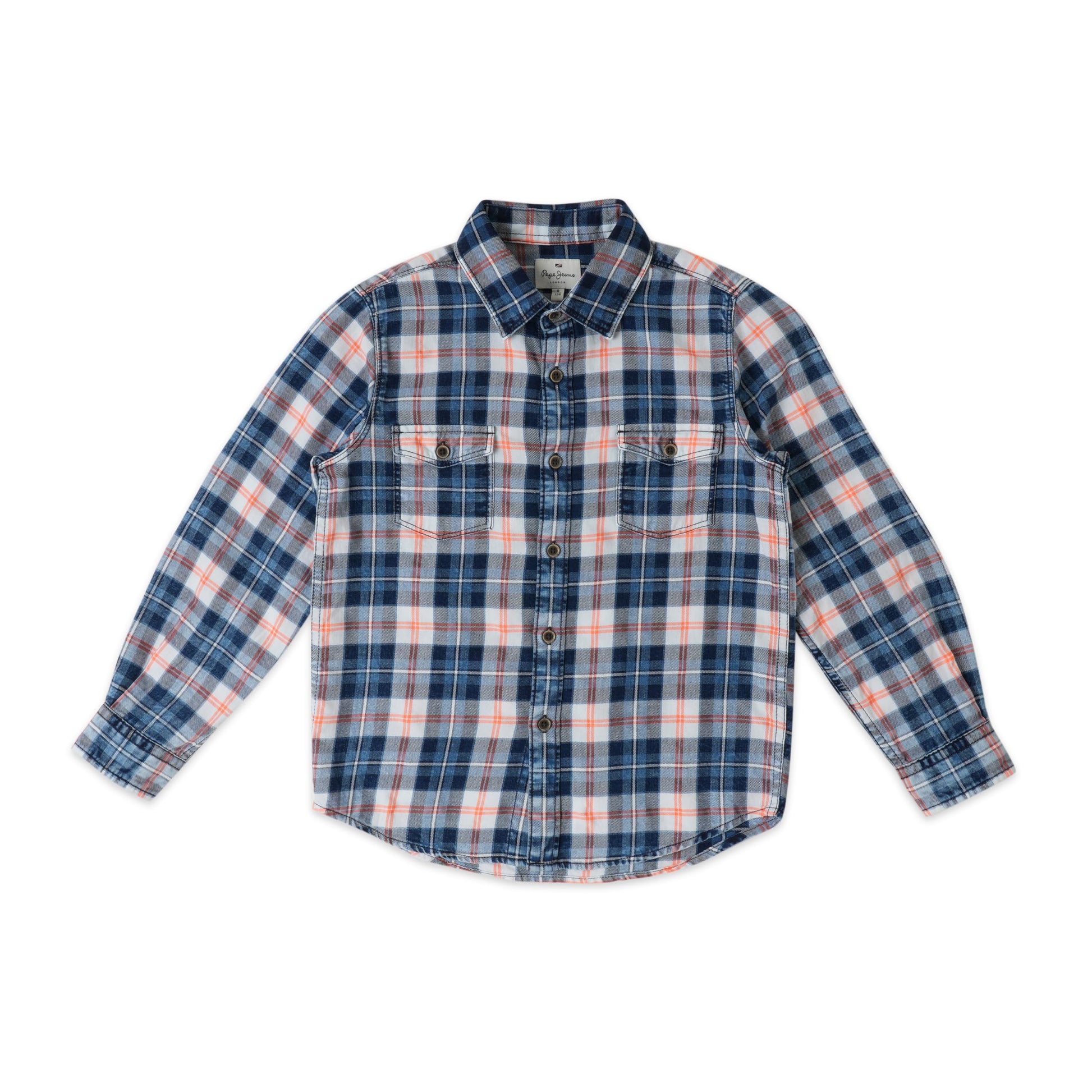 Pepe Jeans BoyS Regular Fit Shirt (Pb3024331354_Orange