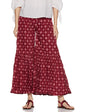 Aurelia WomenS Loose Fit Cotton Palazzo (18Aua60009-100020_M_Red_Red_M)