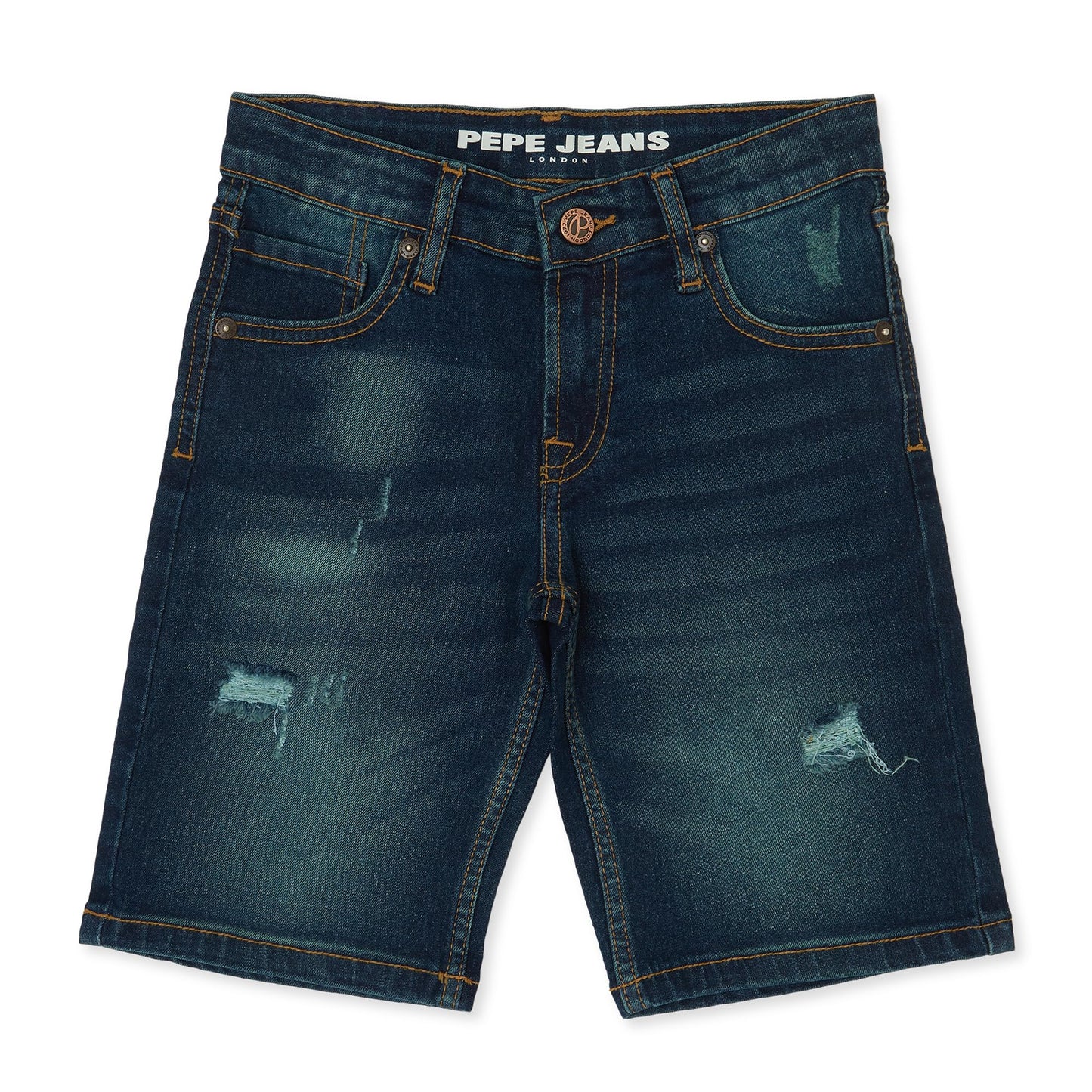 Pepe Jeans BoyS Chino Shorts (Pb800759Q03_Dark Worn