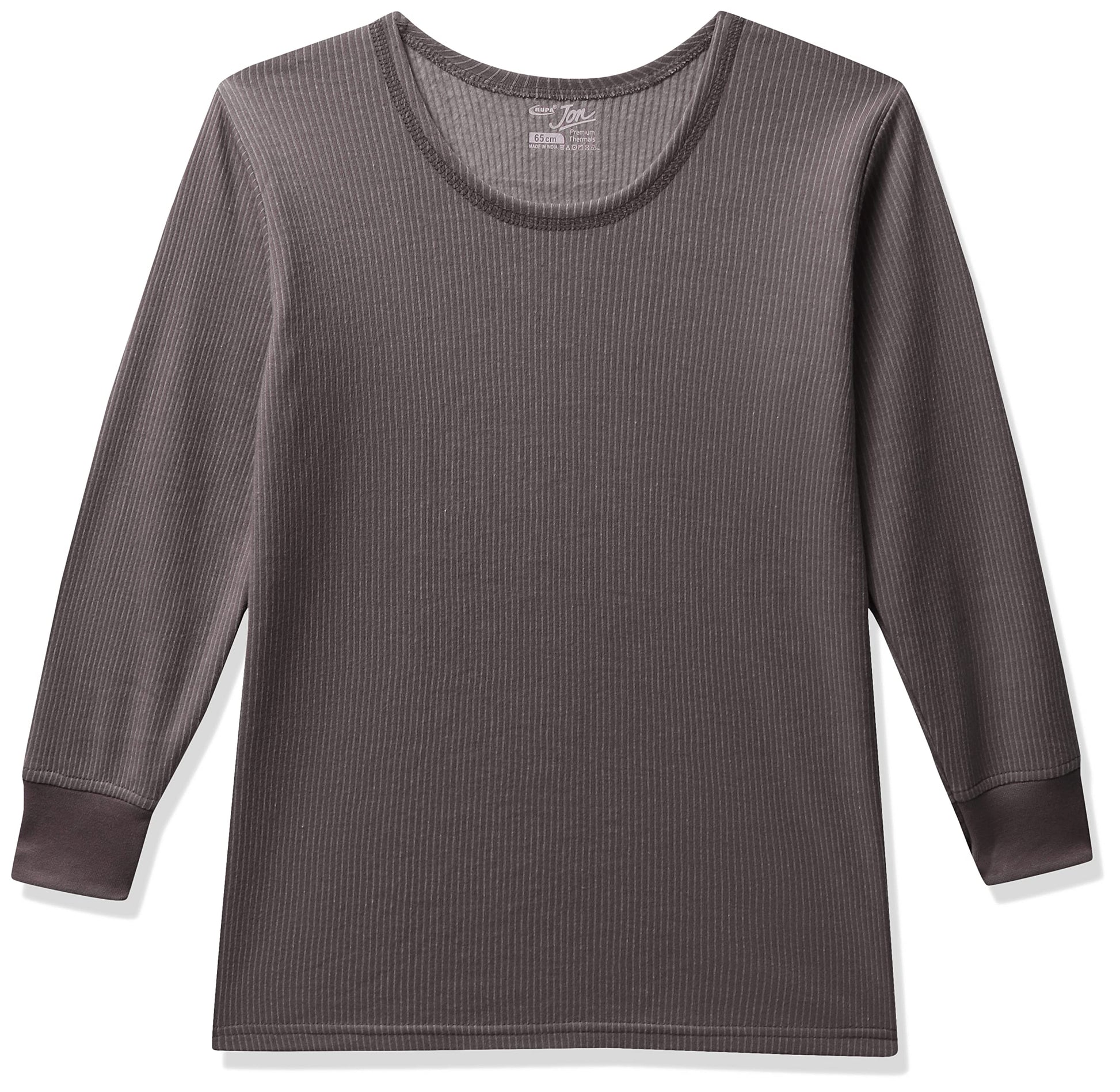 Rupa Jon Winter Thermal Top for Kids Unisex in Cotton Blend |Round Neck Inner Thermal Wear | Full Sleeves and Snug Fit | Premium