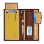 FEDUS PU Leather Expanding and Multiple Cheque Book Holder for Cards, Cheque Book, Traveling Wallets, Checkbook Holder, Document