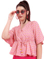 Ketch Women'S Regular Fit Tops (Khtp000333_Pink