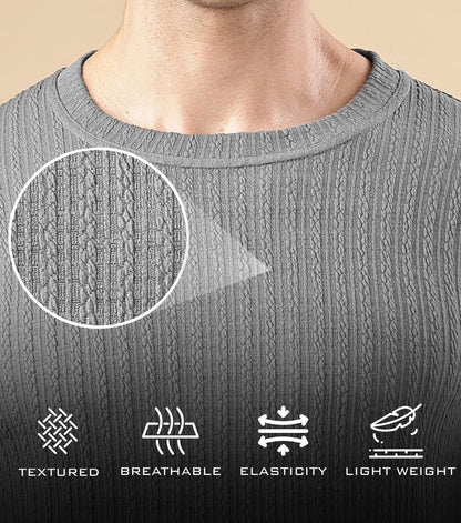 SHODOX Mens Polycotton Regular Fit Half Sleeve Solid Round Neck Tshirt for Men (Pack of 1)