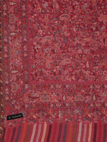 Pashmoda Women Khwaab Kaani Wool Blend Shawl (Size 101X203 CM)