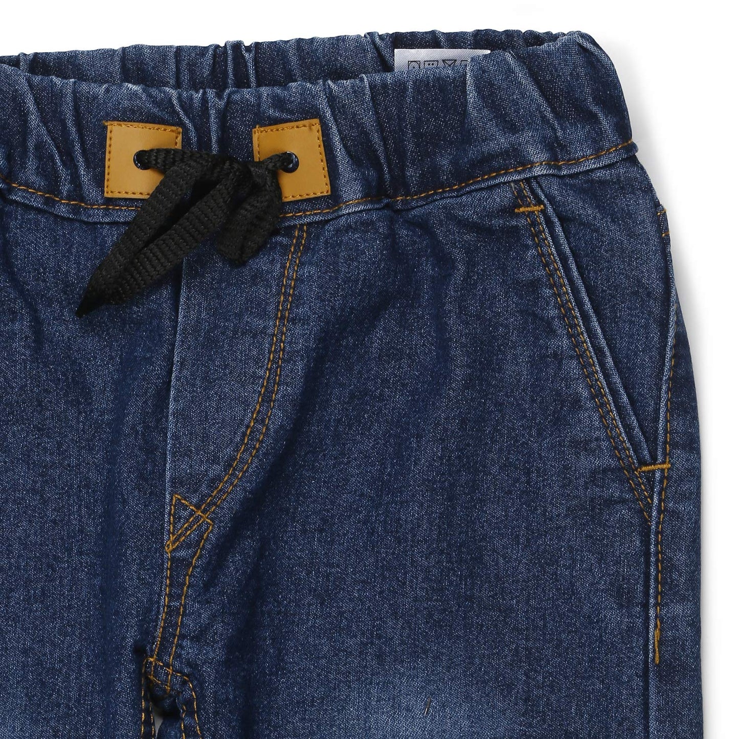 Urbano Juniors Boys Blue Slim Fit Stretchable Jogger Jeans (junhpsjoggerboy-mblue-13-14)