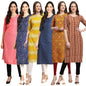 Pinkmint Crepe Printed Kurti For Womens College Wear Kurti For Women