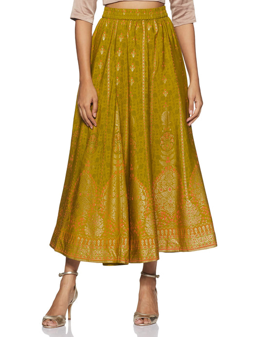 Aurelia Printed Strechable Skirt For Women |