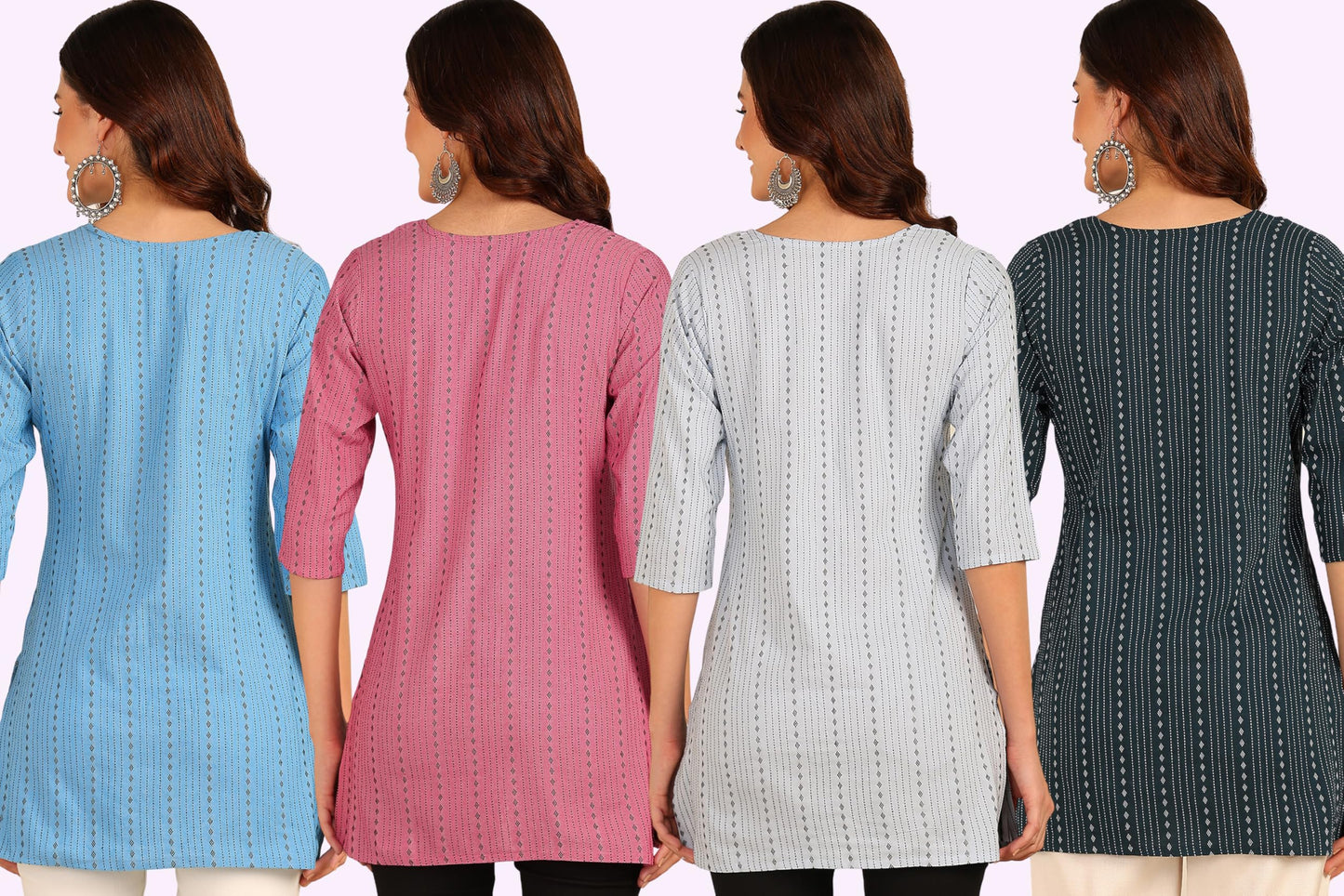 Dsk Studio Cotton Short Kurti For Women And Girls