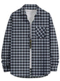 Noble Monk MenS Regular Long Sleeve Cotton Check Shirt | Casual Shirt With Spread Collar