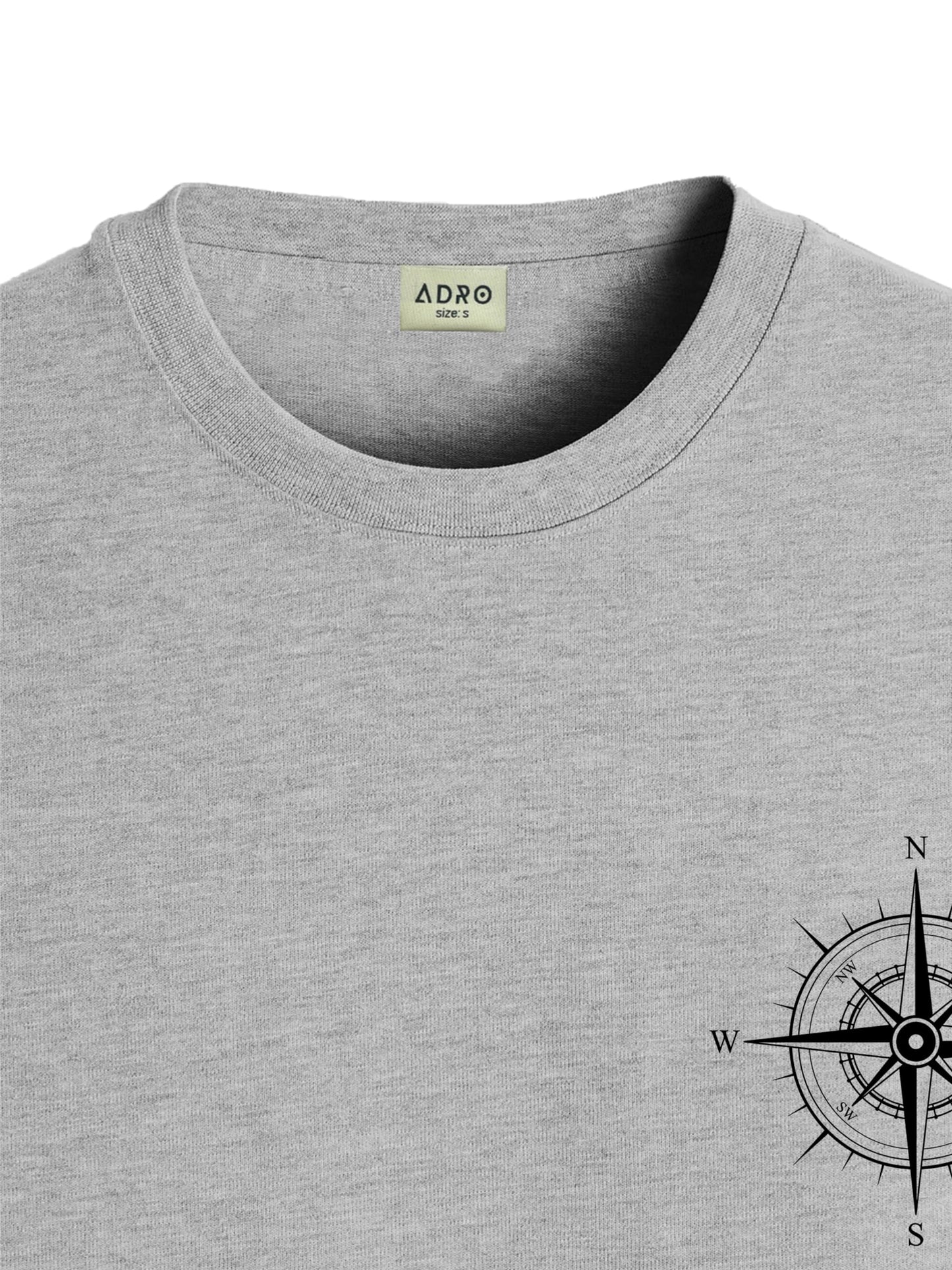 ADRO Tshirt for Men | Printed T Shirt for Men | 100% Cotton Tshirt | Graphic Printed T-Shirt | Chest Printed Tshirt | Unisex Tsh