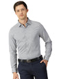 Thomas Scott Mens 100% Cotton Printed Slim Fit Formal Shirt - Navy