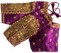 Vihu Fashion WomenS Flower Embroidery Sleeves Cut Work Readymade Saree Blouse