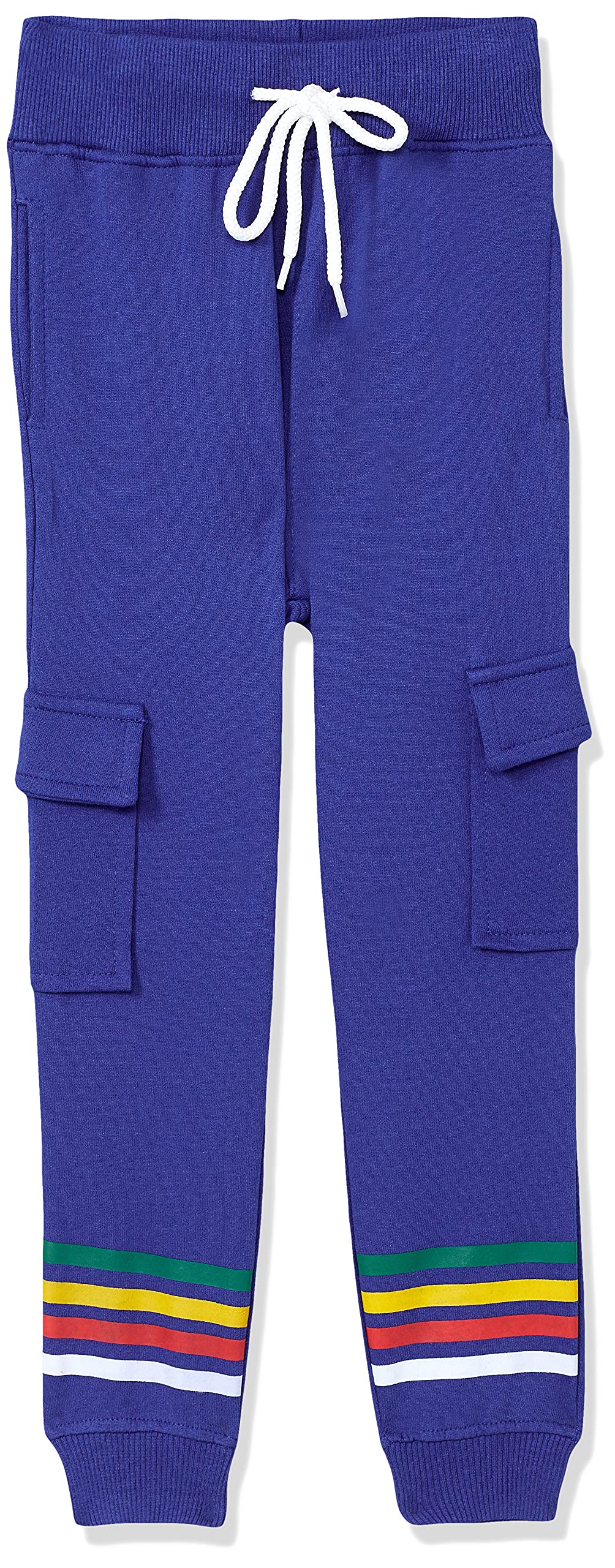 T2F Boys Regular Fit Mid Rise Track Pant Royal Blue