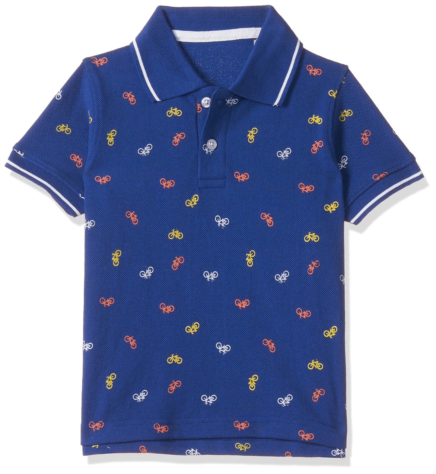 T2F Boys Cotton Regular Fit T-Shirt Royal Blue