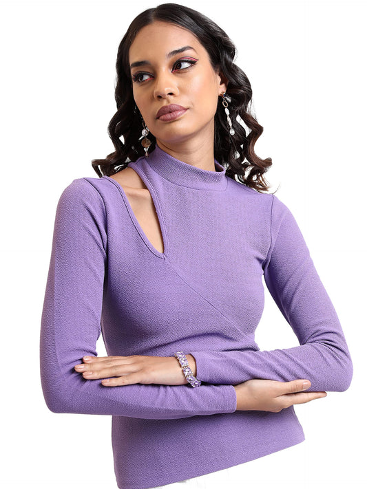Ketch WomenS Regular Fit Dress Shirt (Khtp000193_Purple