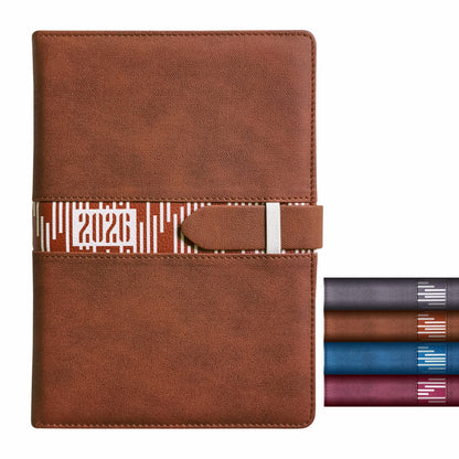 Anupam Slide Diary 2026 With Dates, 80 Gsm Full Page Per Day With Monthly Calendar, New Year Diary 2026 Size A5 (21X14Cm) 365 Da