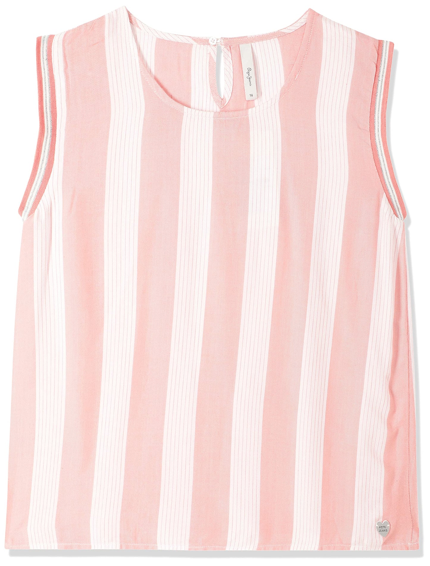 Pepe Jeans GirlS Regular Blouse (Pg301517_Coral 8 Years)