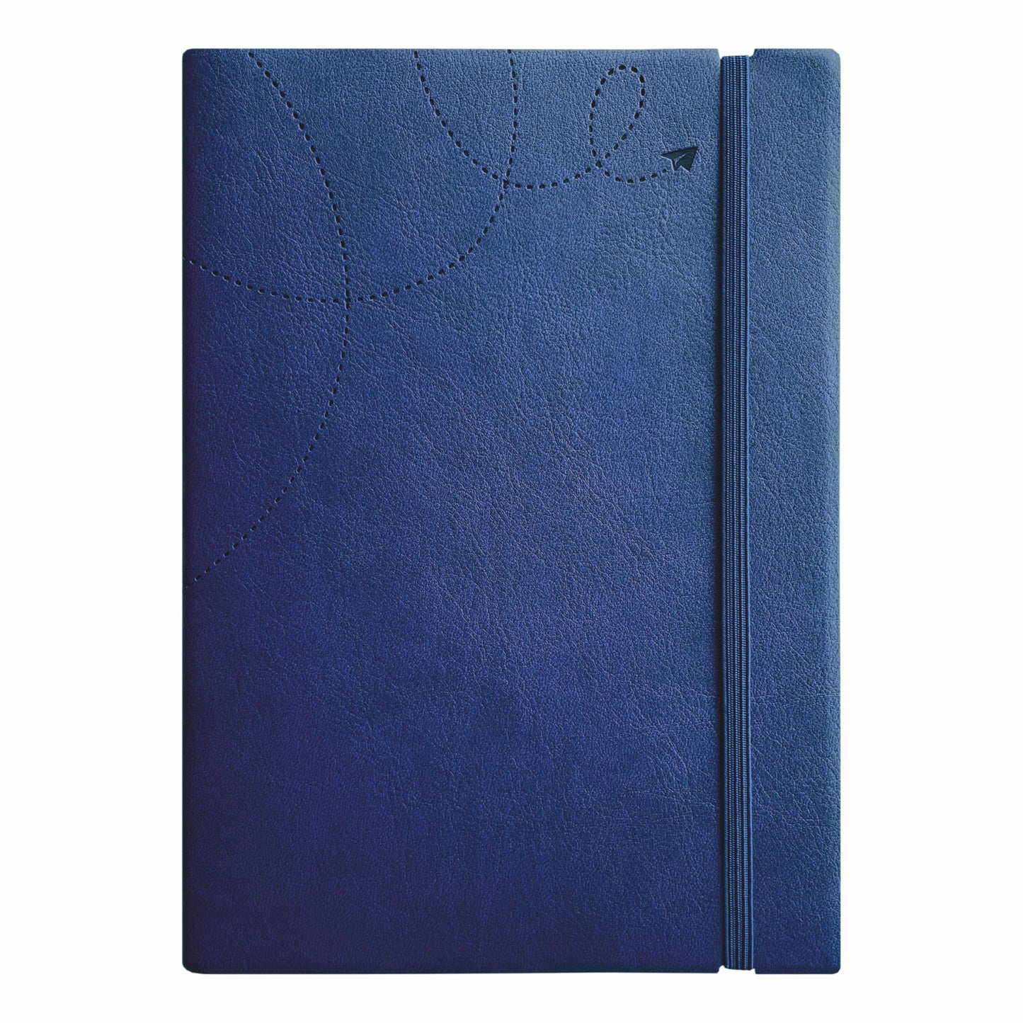 Anupam A5 Flxy Notebook | 192 Pages | College Ruled Notebook | 80 Gsm Paper | Leather Textured Pu With Timeless Paper Plane Impr