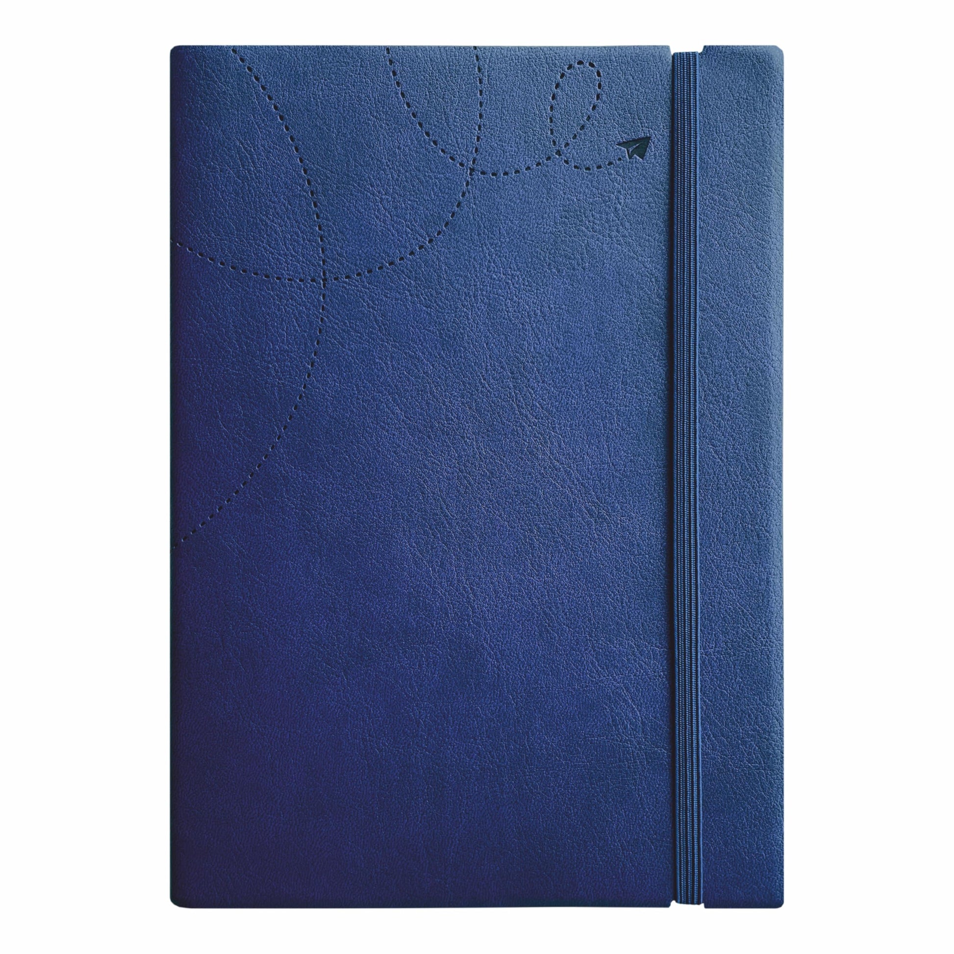 Anupam A5 Flxy Notebook | 192 Pages | College Ruled Notebook | 80 Gsm Paper | Leather Textured Pu With Timeless Paper Plane Impr