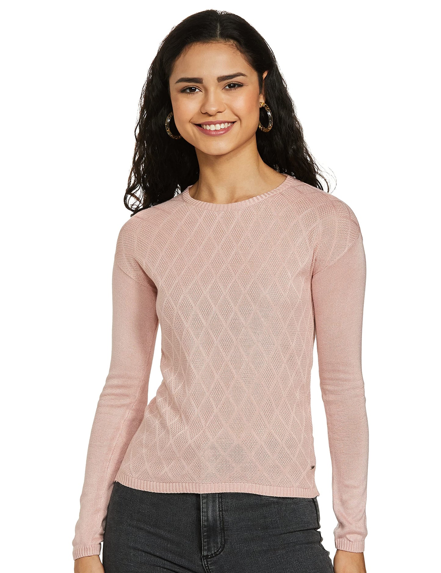 Pepe Jeans WomenS Cotton Pullover (Pl701710- Pink_Xl)