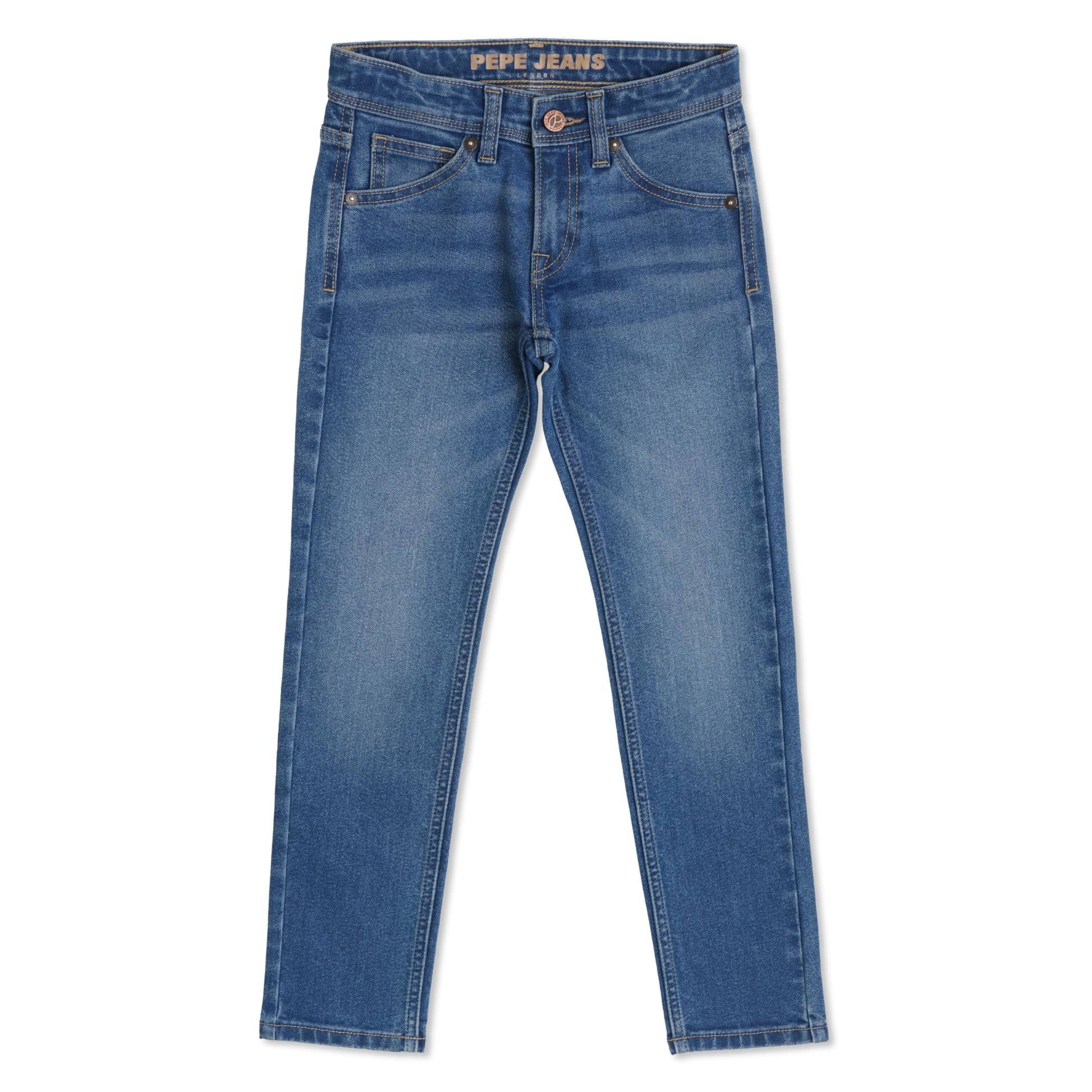 Pepe Jeans BoyS Blue Slim Jeans (Pb201975G22_Med Light Used_6 7 Years)