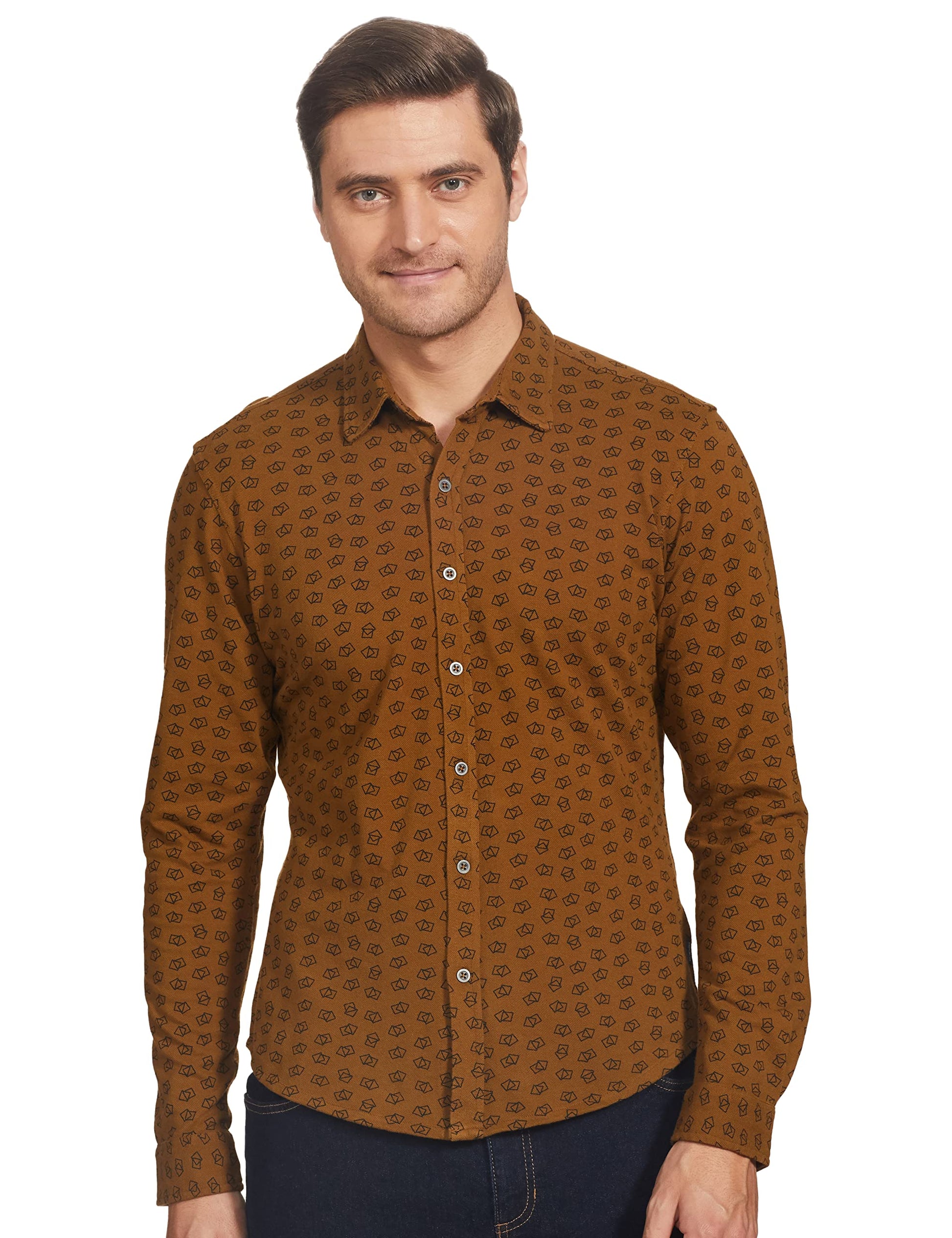 Pepe Jeans MenS Shirts (Pm307336_M, Yellow, Medium)