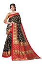 Yashika Womens Jacquard Art Silk Standard Length Saree (Alifa Black_R