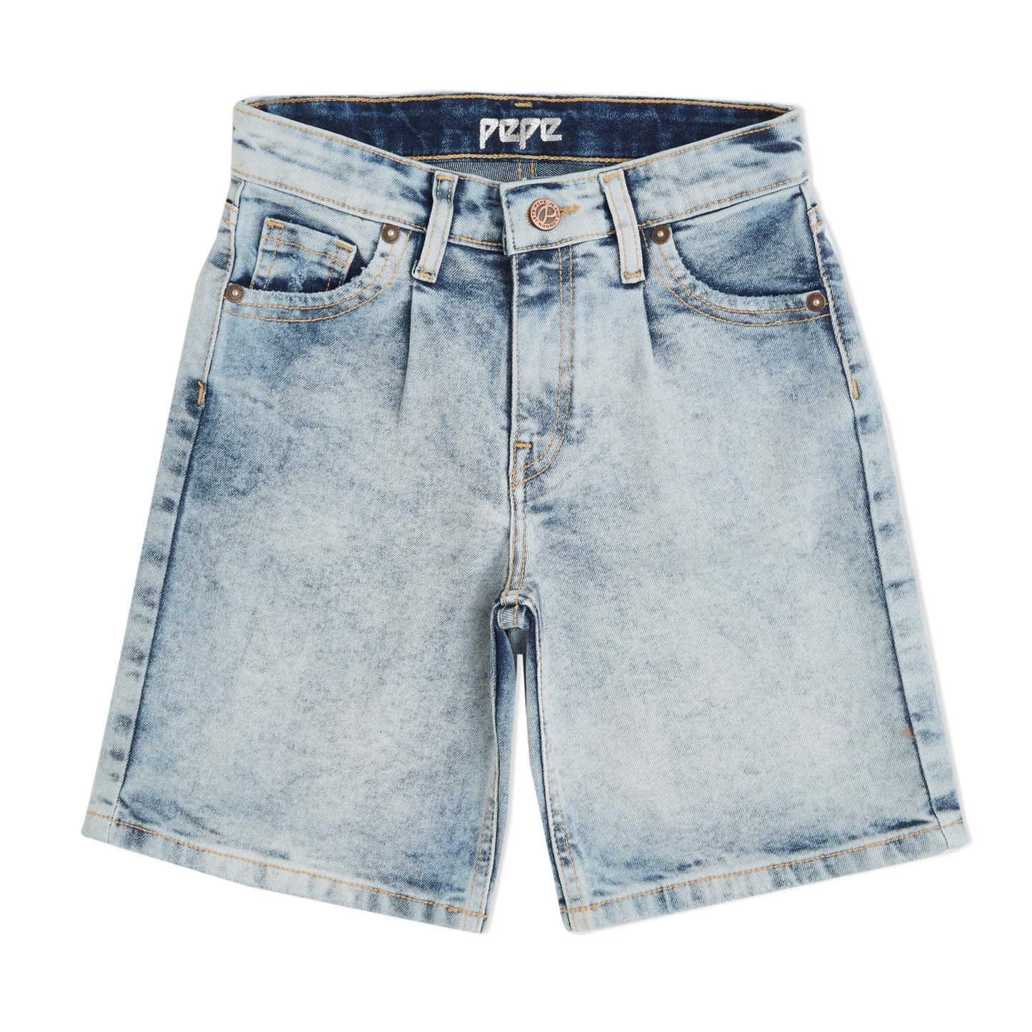 Pepe Jeans GirlS Chino Shorts (Pg800850Q05_Light Wash