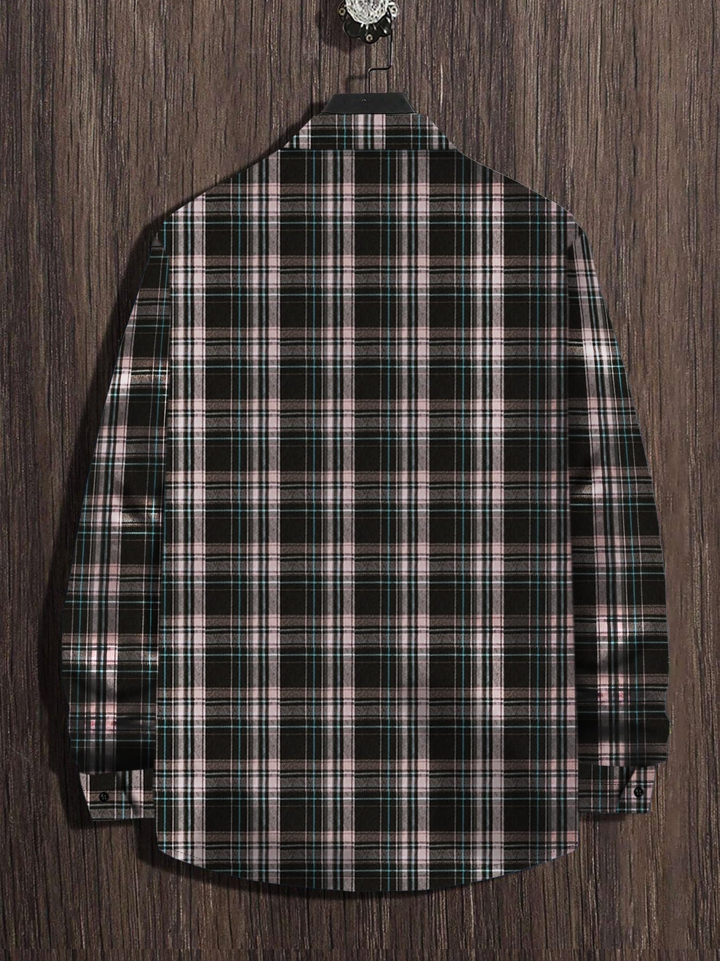 Noble Monk MenS Regular Long Sleeve Cotton Check Shirt | Casual Shirt With Spread Collar