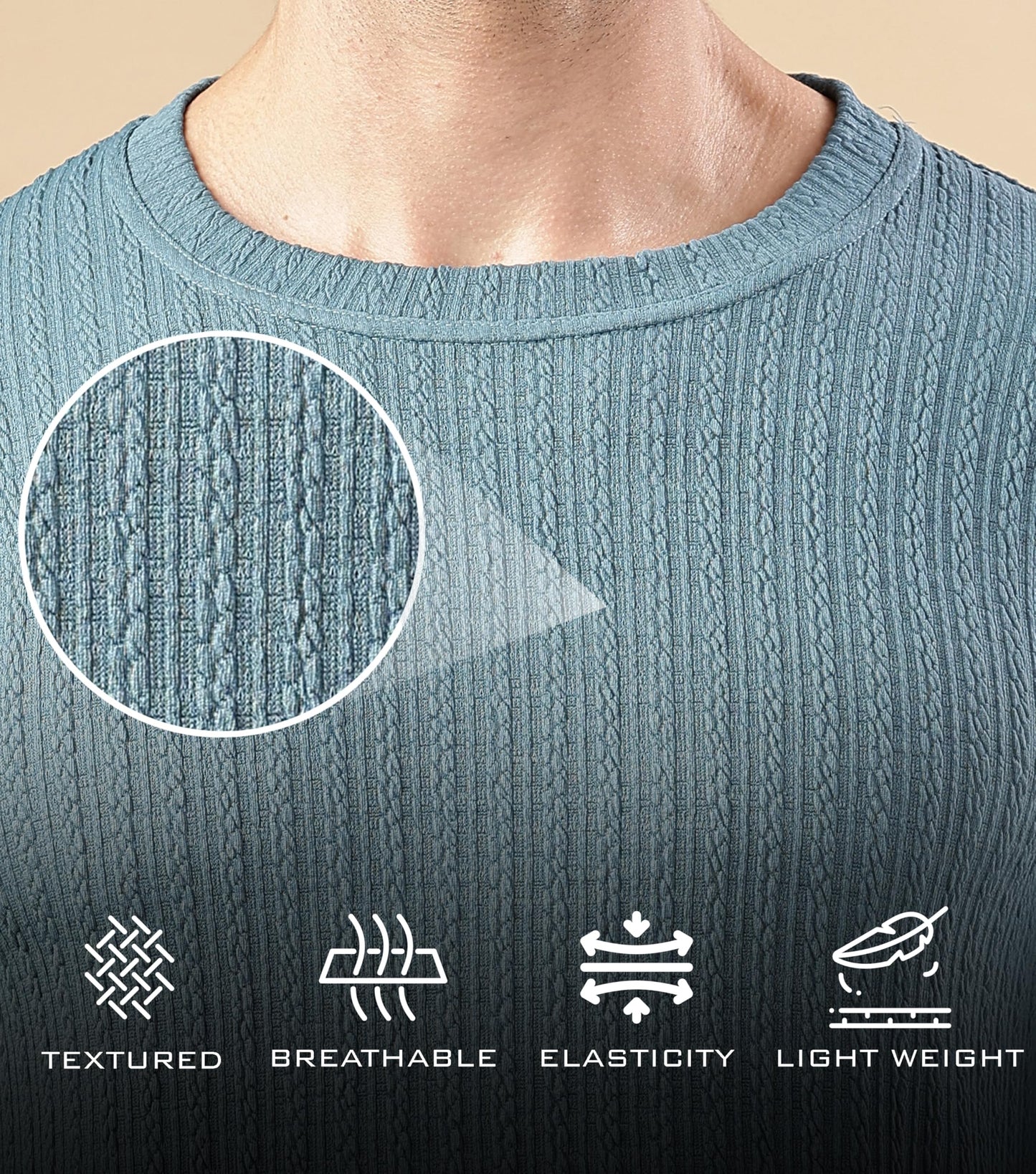 SHODOX Mens Polycotton Regular Fit Half Sleeve Solid Round Neck Tshirt for Men (Pack of 1)