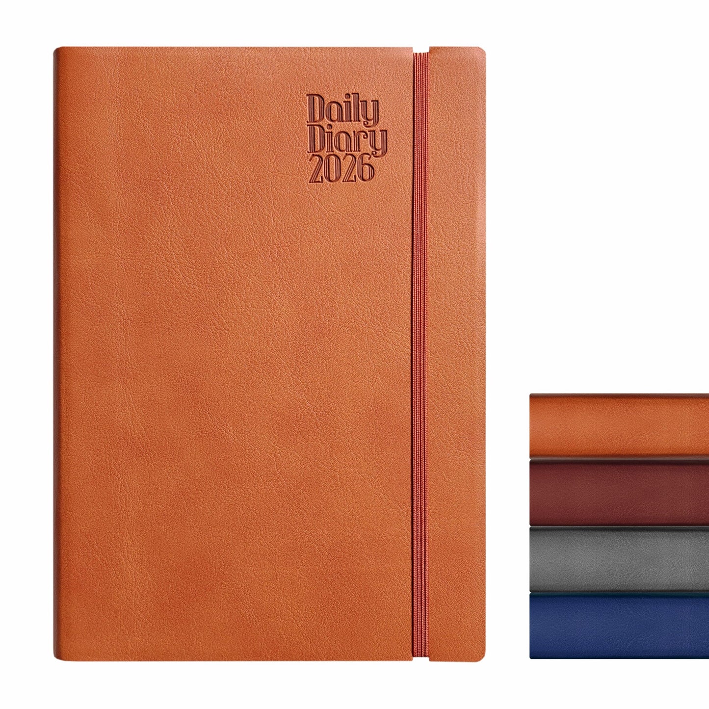 Anupam Flxy 2026 Diary With Dates - A5 80 Gsm Paper 2026 Daily Planner Full Page Per Day With Monthly Calendar, 365 Days New Yea