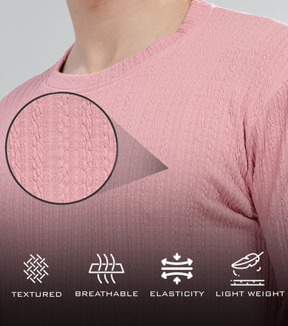 SHODOX Mens Polycotton Regular Fit Half Sleeve Solid Round Neck Tshirt for Men (Pack of 1)