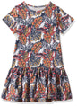T2F Girls Cotton A-Line Knee-Length Casual Dress
